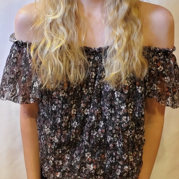 Collection Pimkie Off The Shoulder Floral Top - Picture 4 of 5